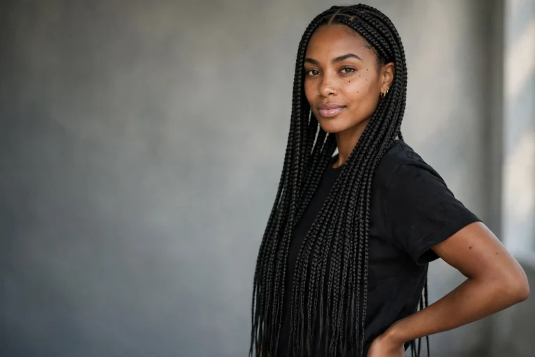 22 Box Braid Styles You'll Want to Try hairstyle idea
