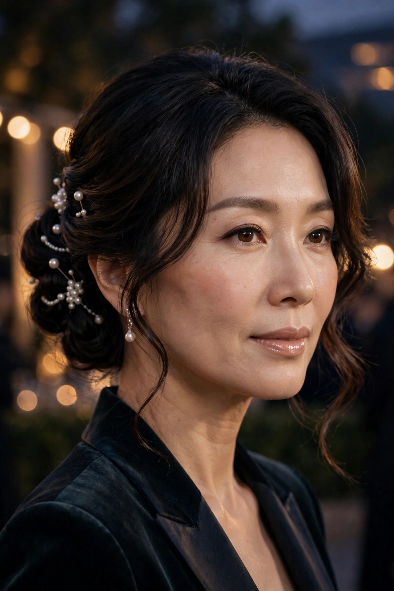 20 Low Buns for Effortless Elegance hairstyle idea